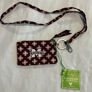 Mississippi State, Zip ID Lanyard / Wallet, Vera Bradley